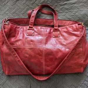 Junior Drake Authentic Leather Satchel